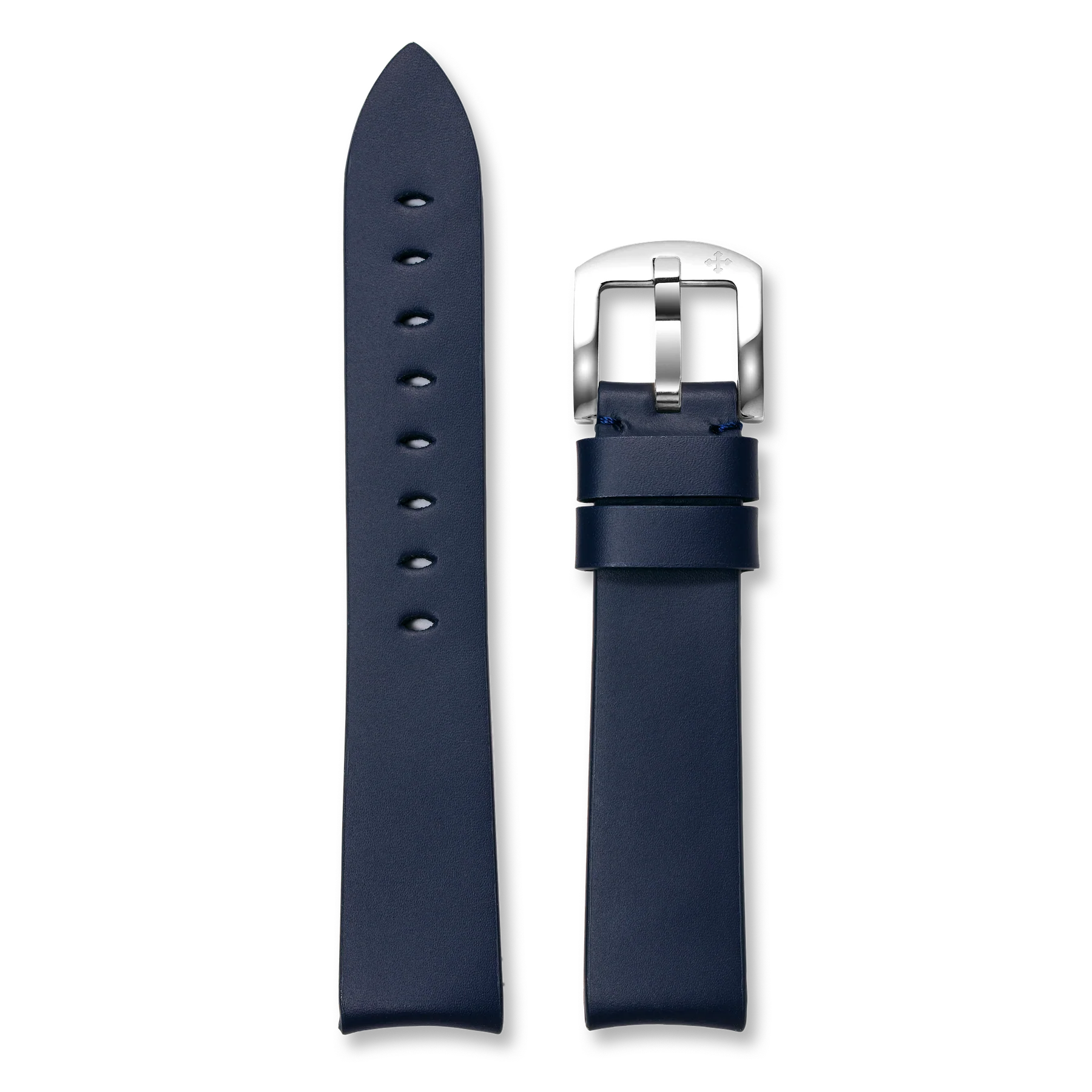 Cinturino in Pelle Blu Notte 20mm